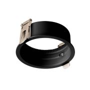 075207 Рамка встраиваемая  круглая 1x STELLA к 075xxх ЧЕРНЫЙ МАТОВЫЙ