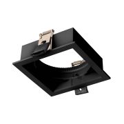 075217 Рамка встраиваемая квадратная 1x STELLA к 075xxх ЧЕРНЫЙ МАТОВЫЙ