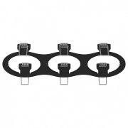 217637 Рамка INTERO 16 Triple ROUND ЧЕРНЫЙ