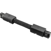 504157 Соединитель трековый трехфазный BARRA регулируемый гибкий ЧЕРНЫЙ