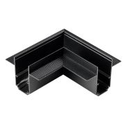 509247 Соединитель угловой горизонтальный UNO для встраиваемого трека ЧЕРНЫЙ