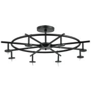 571718 Потолочное крепление RULLO круглое 8х к св-кам 21443х ЧЕРНЫЙ