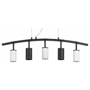 LR735372363 Люстра RULLO 5х50W GU10 ЧЕРНЫЙ/БЕЛЫЙ (571735+214437-2+214436-3)