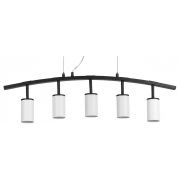 LR735365 Люстра RULLO 5х50W GU10 ЧЕРНЫЙ/БЕЛЫЙ (571735+214436-5)