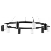 LR020375365 Люстра RULLO 10х50W GU10 ЧЕРНЫЙ/БЕЛЫЙ (571020+214437-5+214436-5)