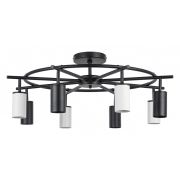 LR718374364 Люстра RULLO 8х50W GU10 ЧЕРНЫЙ/БЕЛЫЙ (571718+214437-4+214436-4)