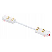 505156 Соединитель трековый однофазный TETA регулируемый гибкий БЕЛЫЙ для PRO