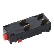 505107 Соединитель трековый однофазный TETA I-образный ЧЕРНЫЙ для PRO