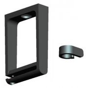 508178 Крепление настенно-потолочное трековое NOVE ЧЕРНЫЙ