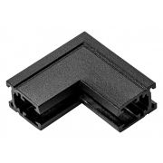 506137 Соединитель L-образный вертикальный LINEA ЧЕРНЫЙ