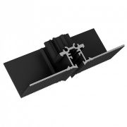 506247 Соединитель L-образный вертикальный наружный LINEA ЧЕРНЫЙ