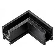 506127 Соединитель L-образный горизонтальный LINEA ЧЕРНЫЙ