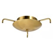 574713 Основание к потолку 3х с трансформатором 15W к 747xxx ЗОЛОТО TUBO