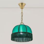 Citilux Базель CL407112 Подвесной светильник с зелёным абажуром