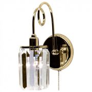 Citilux Синди CL330312 Бра хрустальное с выключателем Золото