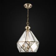 Citilux Витра-1 CL442130 Люстра подвесная витражная Бронза