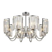 Citilux Грета CL333181 Люстра хрустальная подвесная Хром