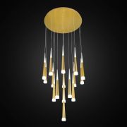 Citilux Вегас CL227162 LED Люстра каскадная Золото