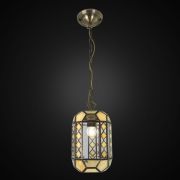 Citilux Фасет CL441111 Подвесной светильник витражный Бронза