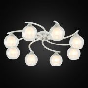 Citilux Кристи CL152180 Люстра потолочная Белая Хром