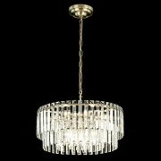 Citilux Фонда CL303193 Люстра хрустальная подвесная Бронза