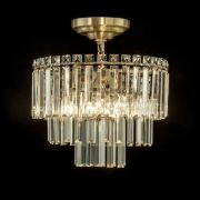 Citilux Фонда CL303163 Люстра хрустальная подвесная Бронза