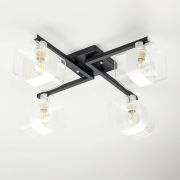 Citilux Вирта CL139145 Люстра потолочная Чёрная Матовая