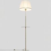 Citilux Линц CL402980T Торшер бронза со столиком и белым абажуром