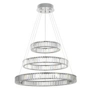 Citilux Чезаре CL338381 LED Люстра хрустальная с пультом Хром
