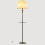 Citilux Вена CL402933T Торшер бронза со столиком и кремовым абажуром