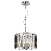 Citilux Джейн CL306141 Хрустальная подвесная люстра Хром