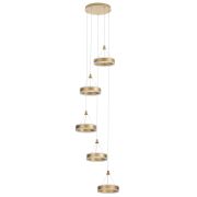 Citilux Дуэт CL719052 LED Подвесной светильник Золото