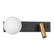 Citilux Декарт CL704451 LED Светильник с выключателем Чёрный+Бронза