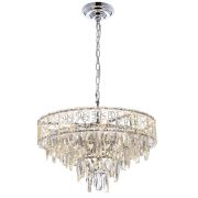 Citilux SAGRADA CL317251 Люстра хрустальная подвесная Хром