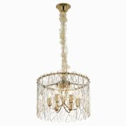 Citilux TALLA CL318262 Люстра хрустальная подвесная Золото