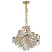 Citilux NAIAD CL315152 Люстра хрустальная подвесная Золото