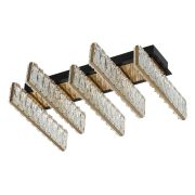 Citilux PALANT CL325252 LED Люстра хрустальная Чёрный+Бронза